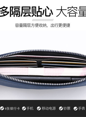 手包男小手拿包牛津布手抓包帆布手拎包尼龙长款钱包布艺手机包