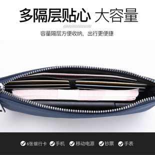 手包男小手拿包牛津布手抓包帆布手拎包尼龙长款钱包布艺手机包