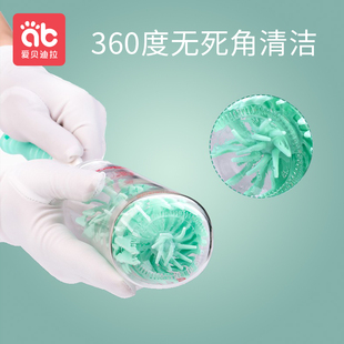 新款 刷子清洁清洗套装 宝宝洗刷奶瓶 推荐 硅胶奶嘴360度旋转工具