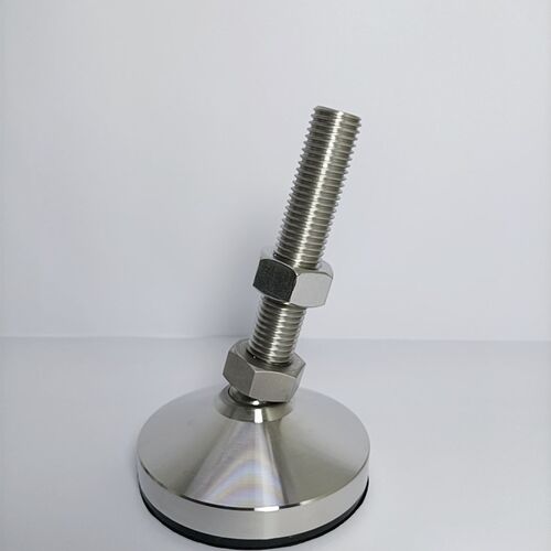 不锈钢重b载防滑脚杯 万向调节脚J-WAC63-D100-M24/M30-L150/L200