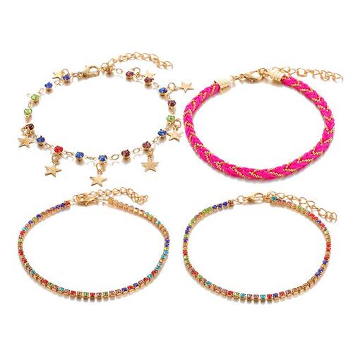 小众高货new Anklet Ankle bracelet Ladies Vintage Women Jewel