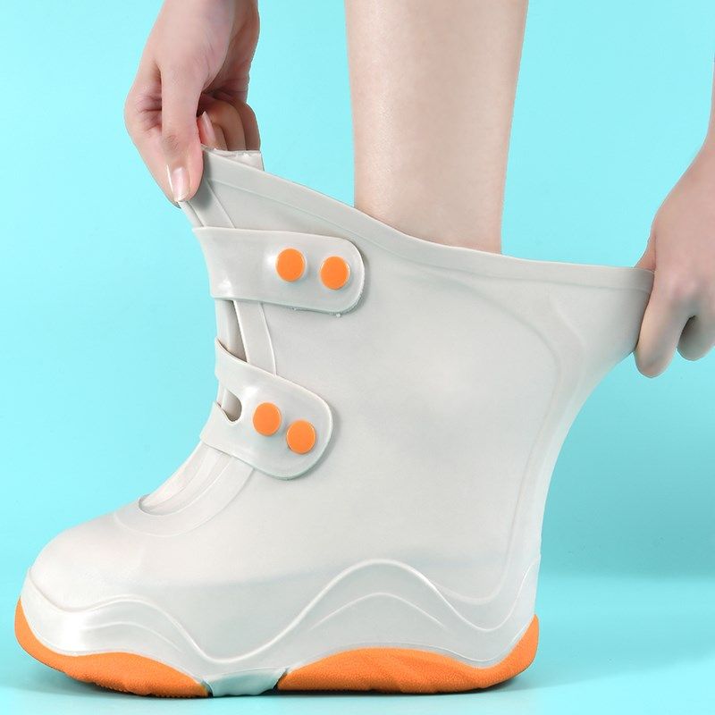 时尚雨鞋套女下雨天防水鞋套防雨鞋套男防滑加厚耐磨硅胶雨鞋儿童,居家日用,鞋套,淘宝优惠券,粉丝福利购,淘宝优惠卷