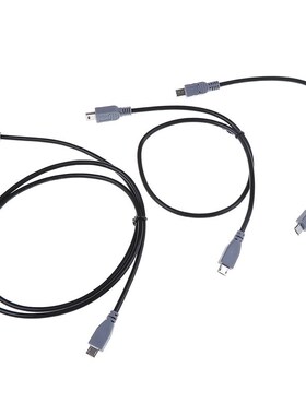 1pcs MINI USB Type C 3.1 Male To micro USB 5 Pin B Male Plu