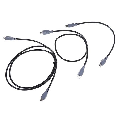 1pcs MINI USB Type C 3.1 Male To micro USB 5 Pin B Male Plu