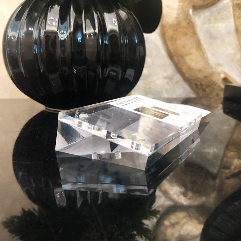 速发水晶台卡亚克力斜面强磁台签桌牌透明价签价格牌标价牌展示牌