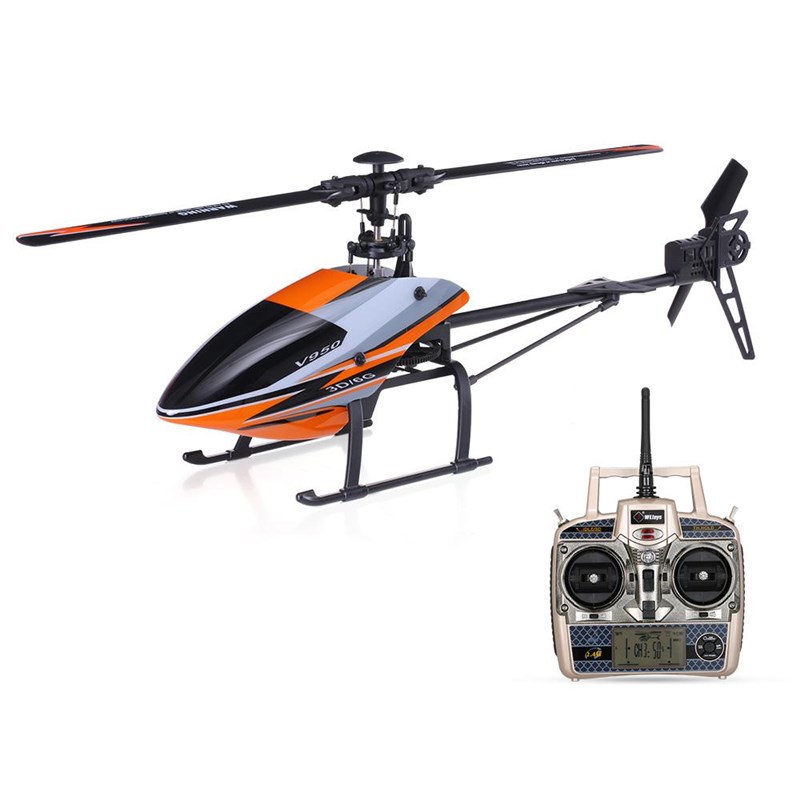 推荐2.4g 6ch Wltoys V950 Helicopter 3d 6g System Brushless M