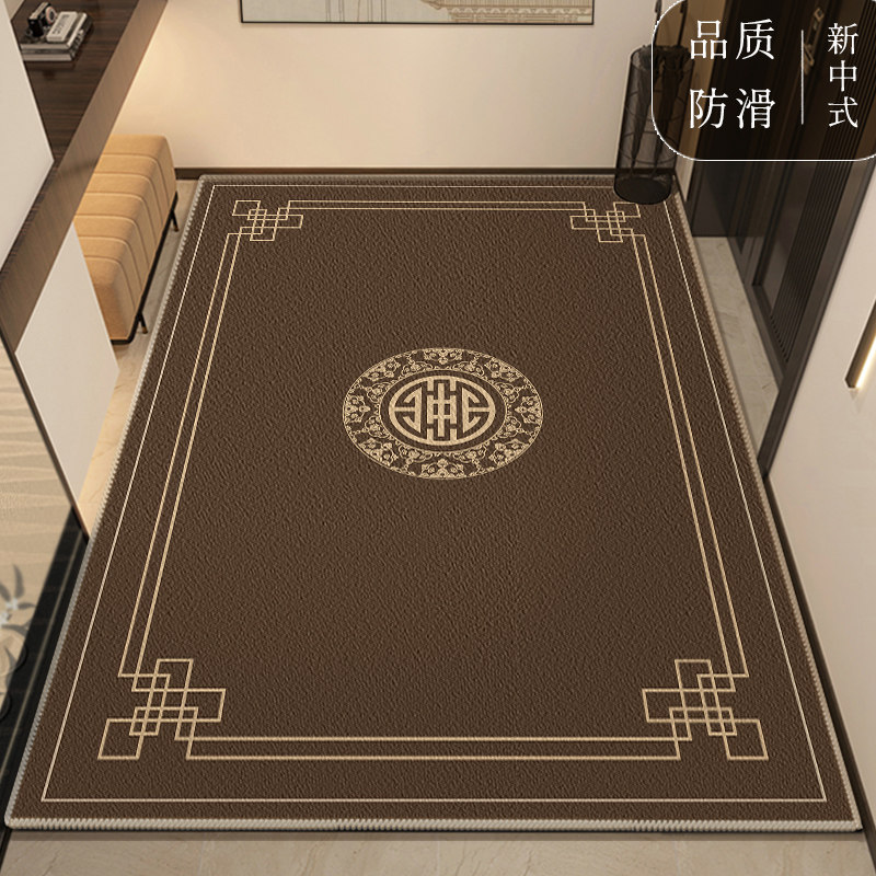 新中式入户门地垫门口进门脚垫门垫地G毯家用垫子大门进户门可裁,居家布艺,入户地垫,淘宝优惠券,粉丝福利购,淘宝优惠卷