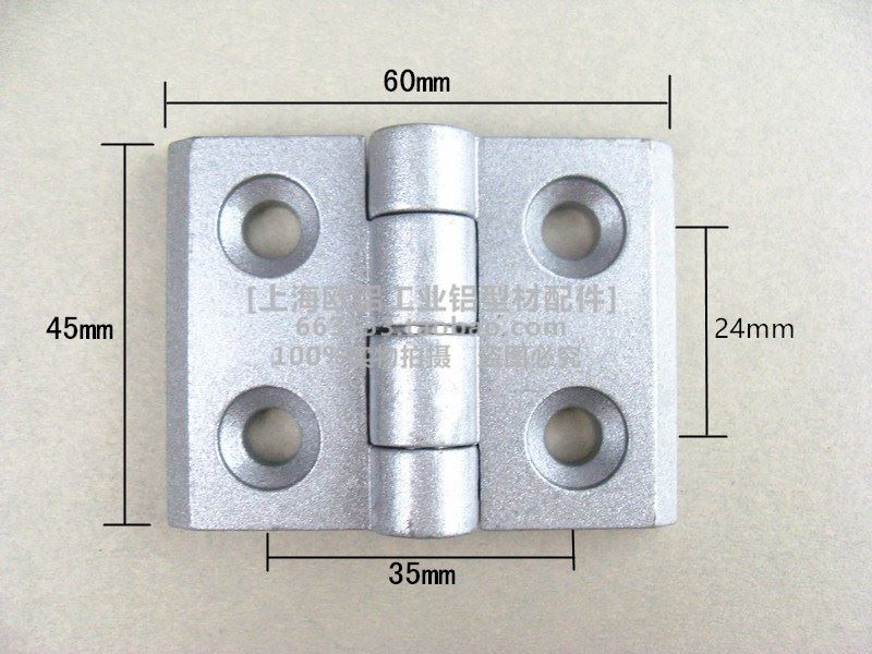 040新品。铸锌固定锌合页锌合金金属合页工业铝型材配件活动l