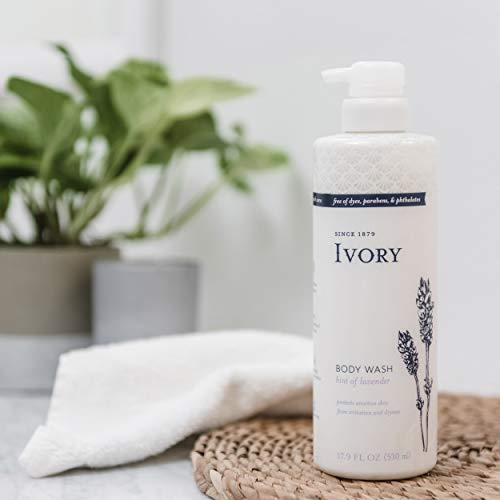 速发Ivory Sensitive Skin Moisturizing Body Wash  Hint of Lav