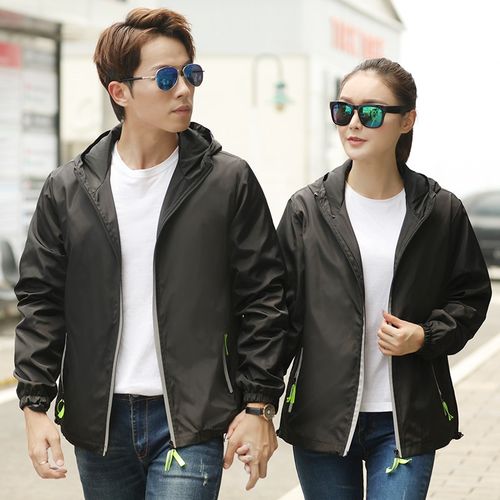 广告风衣定制工作服长袖外套印字logo超市服装团体文化衫超市订制