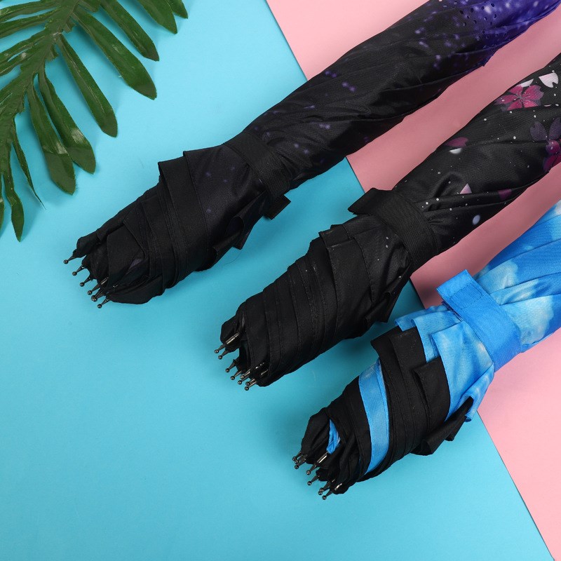 定制创意全自动反向伞双层c型免持直杆伞双人汽车伞反收车载雨伞