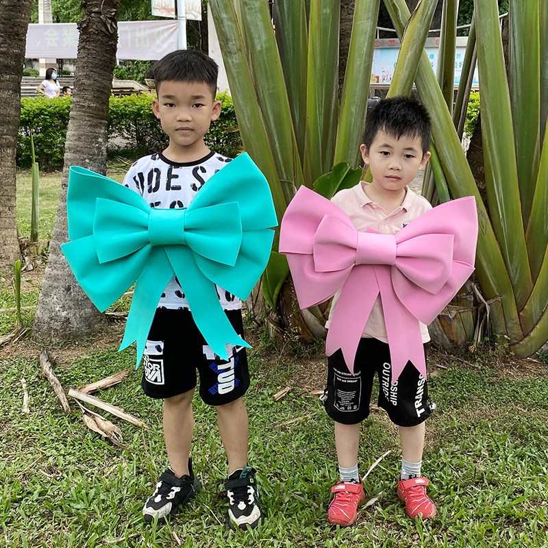 网红蝴蝶结婚庆h装饰拍摄道具彩色EVA泡棉材料海绵纸DIY蝴蝶结制