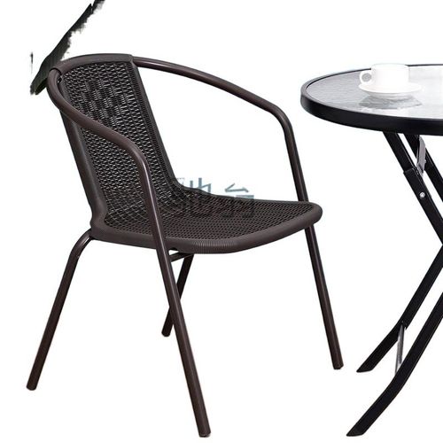 pq户外桌椅防晒可折叠简约现代庭院阳台花园超市门口桌椅带伞三件