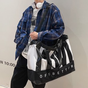 健身包男大容量运动挎包短途旅行包包女斜挎手提行李袋游泳包大包