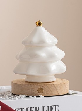 礼物圣诞树小夜灯摆件卧室睡眠灯新生婴儿喂奶护眼柔光起夜床头灯