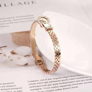 Bracelet For Gold 推荐 Woman Stainless OUFEI Steel Rose Cuff
