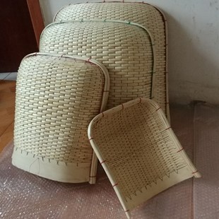 纯手工农家用柳编竹编柳条簸箕笸箩收纳筐畚箕筲箕筐舞蹈演出道具