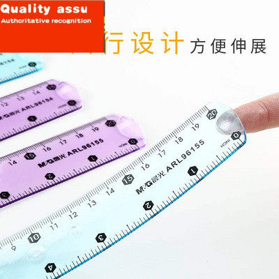 极速Chen Light 2Sets of Translucent Foldable Curved Ruler