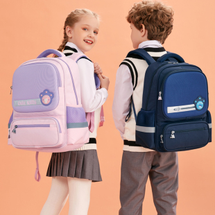 宫野久创书包小学生女一q二三到六年级减负护脊超轻轻便男儿童背