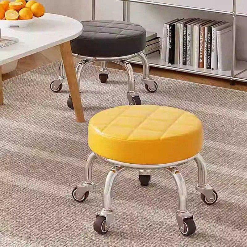 加高万向轮小凳子 家用静音旋转滑轮矮凳美缝快递学步换鞋凳圆凳,住宅家具,万向轮凳,淘宝优惠券,粉丝福利购,淘宝优惠卷