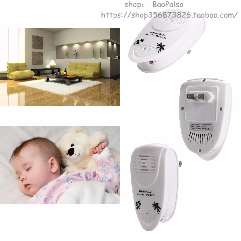 极速1pcs Electronic Anti Mosquito Pest Killer Magnetic Repel 运动/瑜伽/健身/球迷用品 拉力绳/拉力器 原图主图