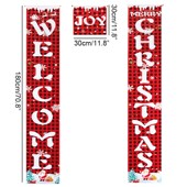 Decorations Sign for Christmas Home Porch Merry