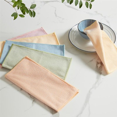 Microfiber-Cloth Dishcloth Kitchen-Towel Washing-Dishes 3PCS