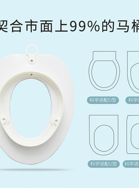 放在大人马桶上的小朋友专用马桶圈坐垫2-8岁6大童W坐便垫圈厕所
