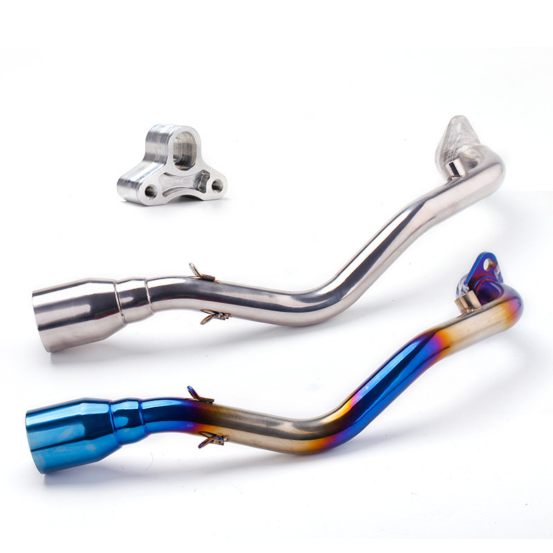 摩托适用于改装踏板车劲战4-5代改装排气管 劲战V四代五代排气管