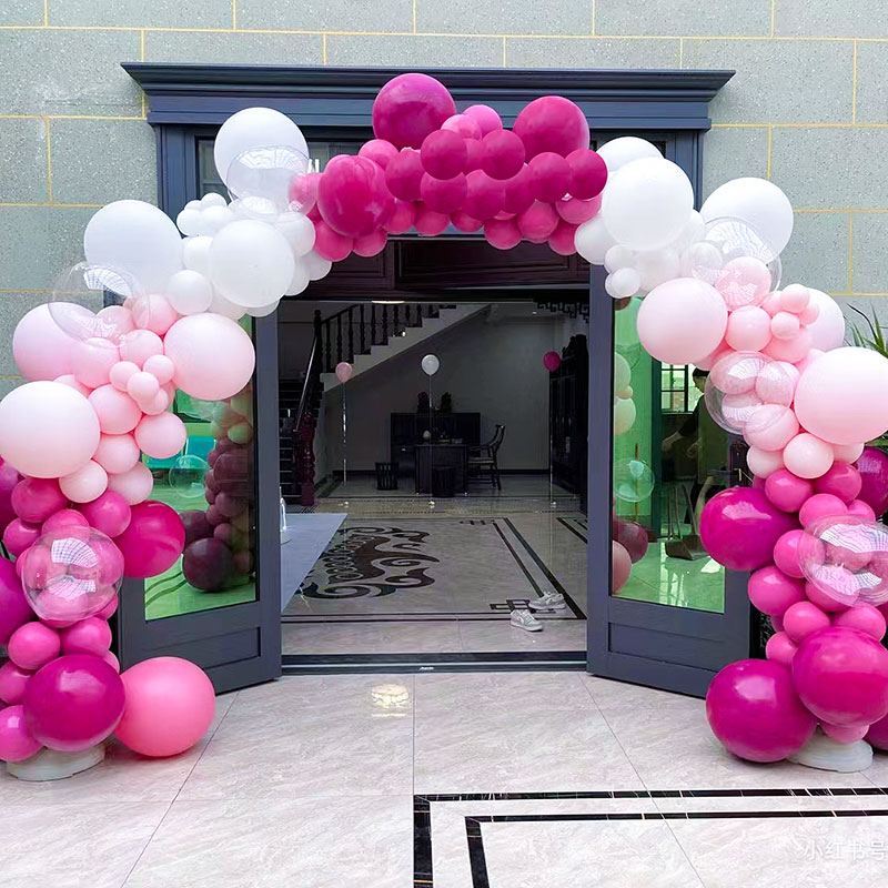 气球拱门开业门口支架装饰酒店婚礼F生日室外场景布置店铺活动用