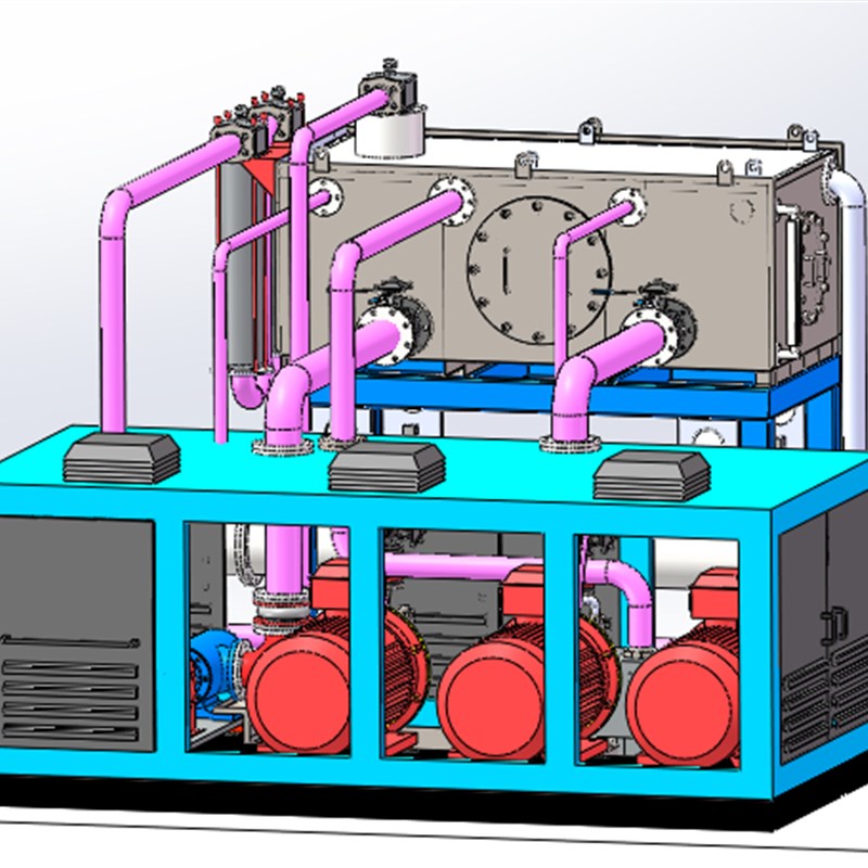 动力液压e泵3d图纸液压站3D机械设备图纸