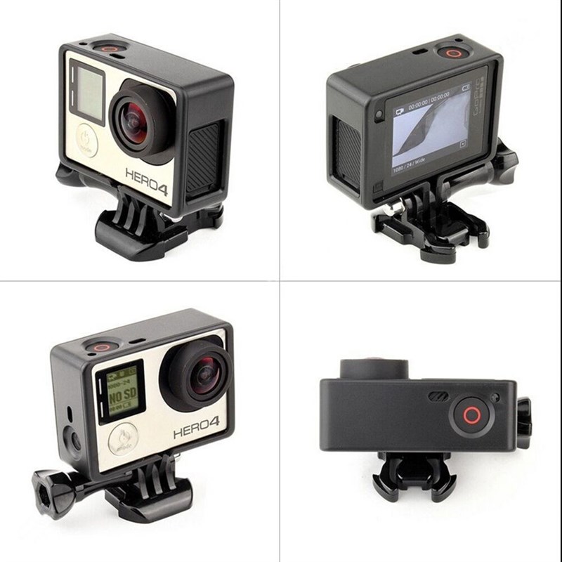 New For GoPro Hero 4 3+ 3 Protective Border Frame Case Camc