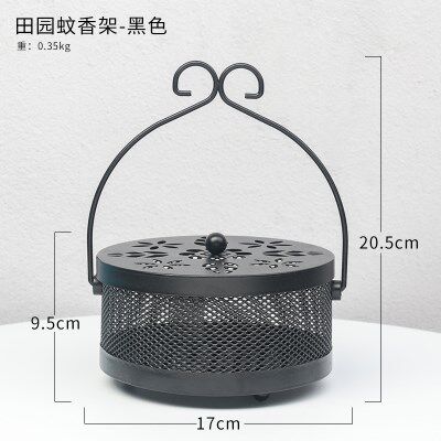 纹香盘 家用 驱蚊香炉大号盘香托盘香插家用蚊香盒檀香W托熏香架
