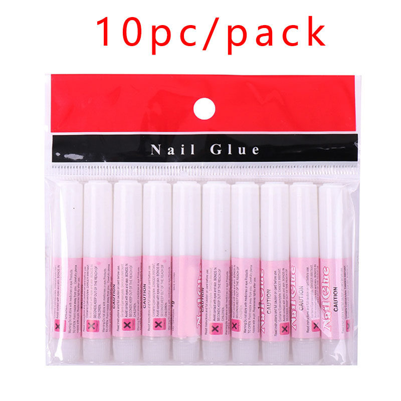 推荐10pc/lot nail glue professional nail art glue false tips