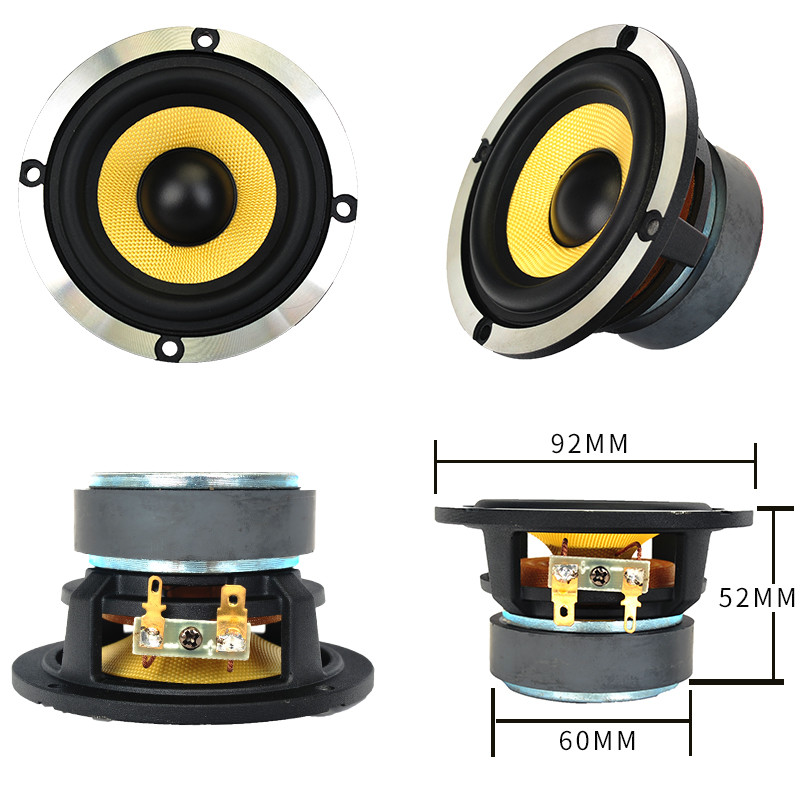 包邮3寸铝架中音喇叭家用音响音箱中音喇叭车载中音喇叭
