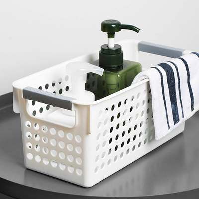 速发Desktop storage baskets plastic storage baskets bathroom