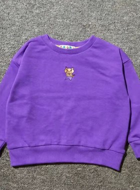 100126蜡笔小*中小童U毛圈多色卫衣