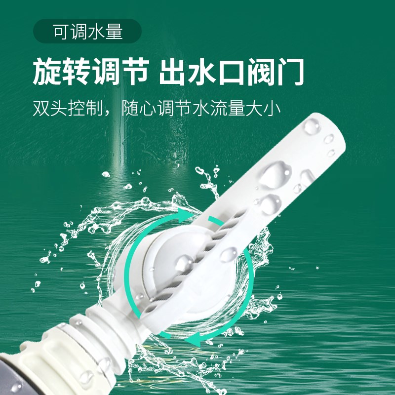 鱼缸换水器手动抽鱼便洗沙器吸粪清理神器可拼接Y软管清洁工具