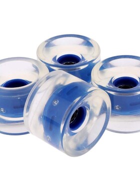 4Pcs 60mm Light p Flash Skateboard Longboard Wheels 78A with