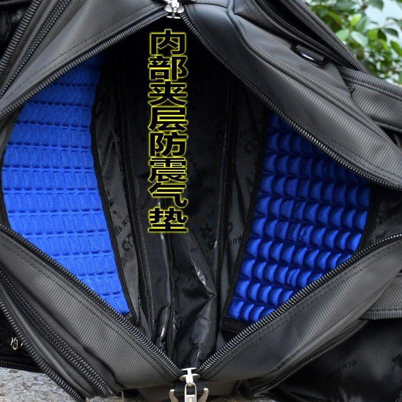 商务包男电脑包手提包单肩斜挎包多层防水牛津布大容量公文包加大