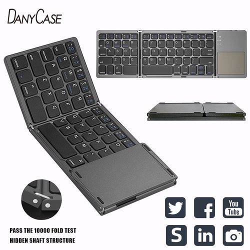 Mini folding keyboard Touchpad Bluetooth 5.0 Foldable Wirel