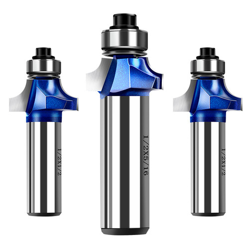 木工圆角刀修边半圆边弧形修边机毛边电木铣开槽R倒角雕刻机锣刀