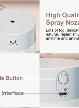 Portable LED Night Light Colorful USB Plug Bedside Table Hum