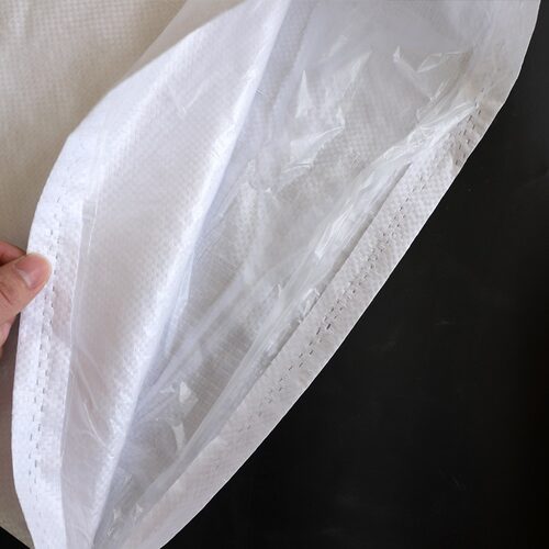 亮白色加厚防水编织袋双层v套内膜快递搬家打包袋加内胆防潮蛇i.