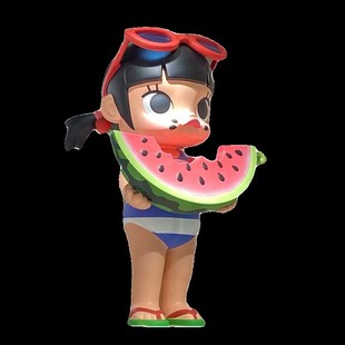 玻璃钢卡通人物泡泡马特模型雕塑潮玩可爱人偶公仔商场美陈摆件