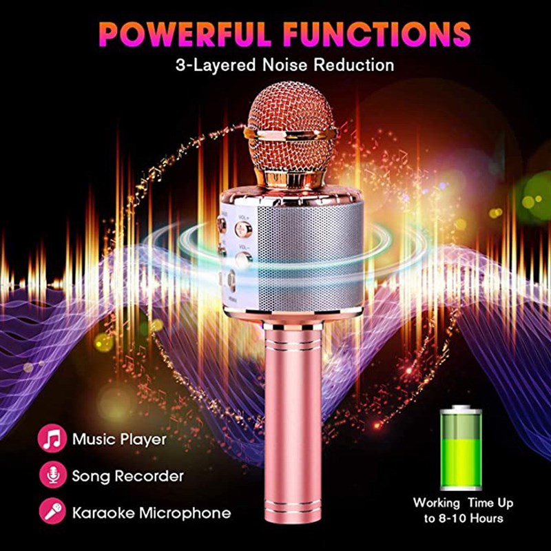 推荐4 in 1 bluetooth microphone wireless professional conden