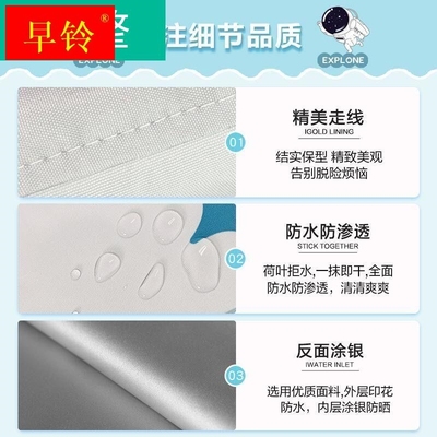 现货速发全自动滚筒式洗衣机罩防水防晒防尘罩套罩北欧盖布通用上