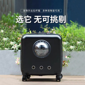 大号猫包外出便携行李箱宠物推车狗狗猫咪拉杆箱轮透气手提航空箱