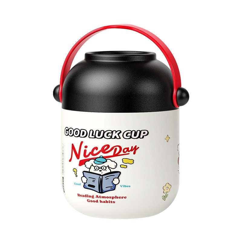 上班族早餐粥杯豆浆杯家用便携外带牛奶杯燕麦杯子带盖勺汤杯,餐饮具,焖烧杯,淘宝优惠券,粉丝福利购,淘宝优惠卷