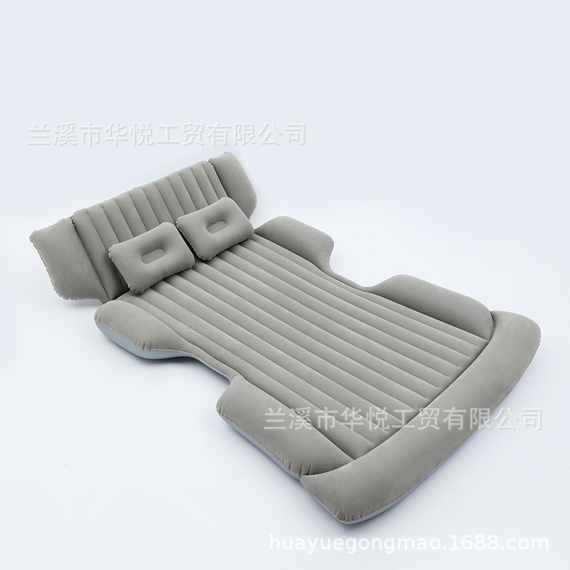 现货车载床垫植绒通用款可折叠汽车充气床家用旅行休息后排睡垫